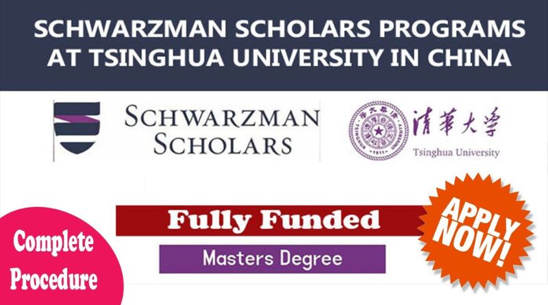 A fully-funded Schwarzman Scholars Program in China for 2024