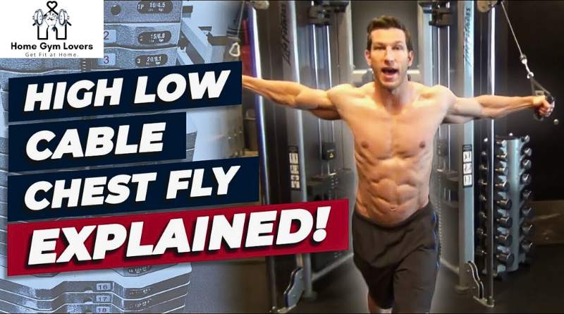 High to Low Cable Fly (Lowers Chest) Exercise